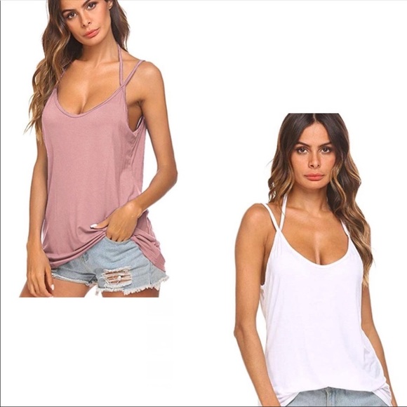 NWT - Strappy backless halter top 🌈🌈🌈 - Picture 4 of 4